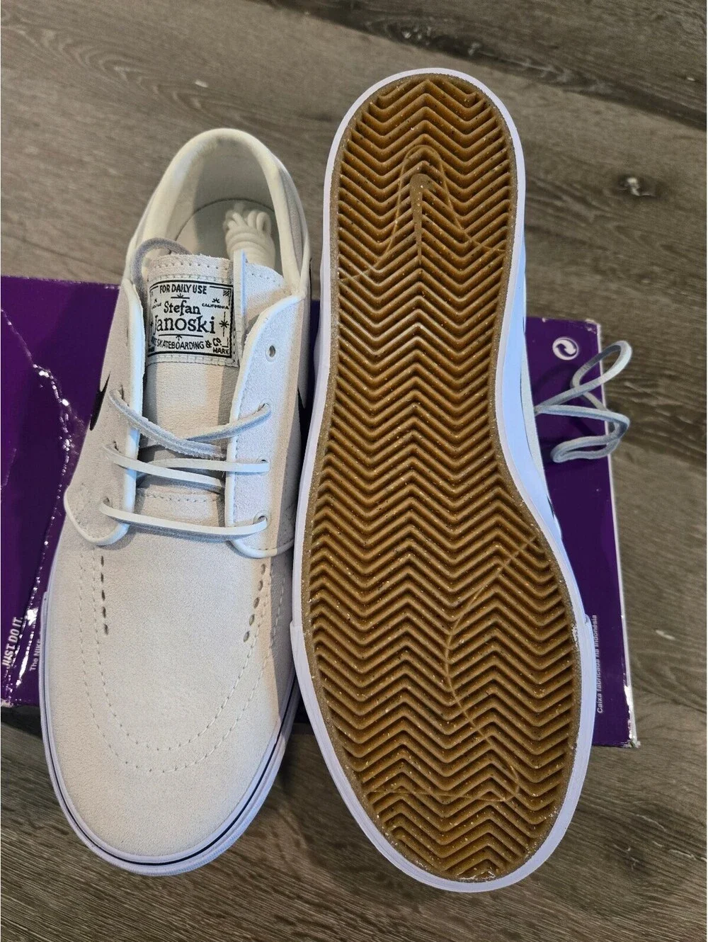 Nike SB Janoski OG+ FD6757-100 Mens 8.5 Womens 10 White New No Lid
